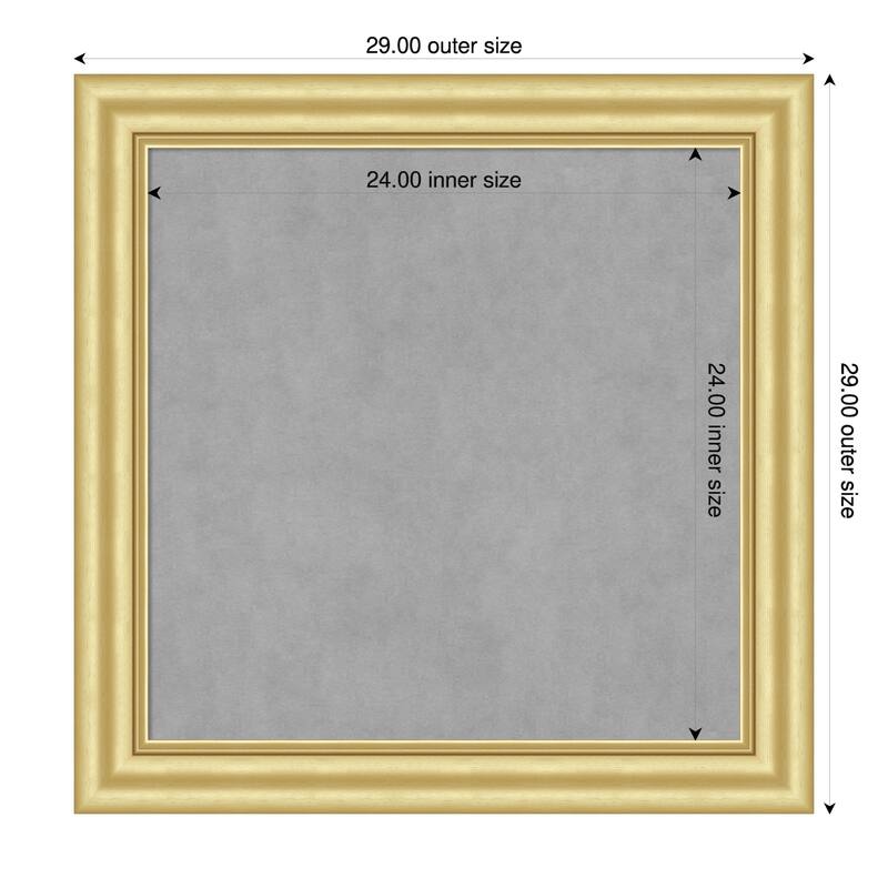 Amanti Art Sophia Gold Framed - 29 x 29 in - Sophia Gold