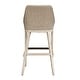 preview thumbnail 10 of 9, Uttermost Paloma Outdoor Wicker Bar Stool - 24.40" W x 21.20" H x 44.70" D