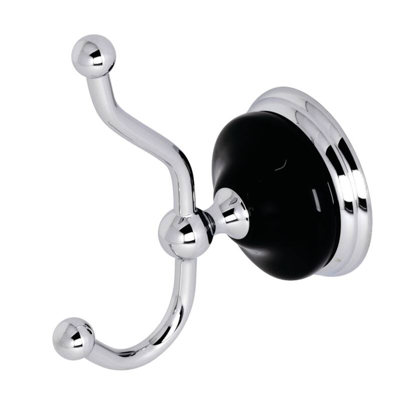 Water Onyx Robe Hook - Polished Chrome