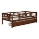 preview thumbnail 80 of 95, Roomfitters Twin Size Daybed Wood Frame with Two Storage Compartments, Space-Saving and Stylish Design for Any Room