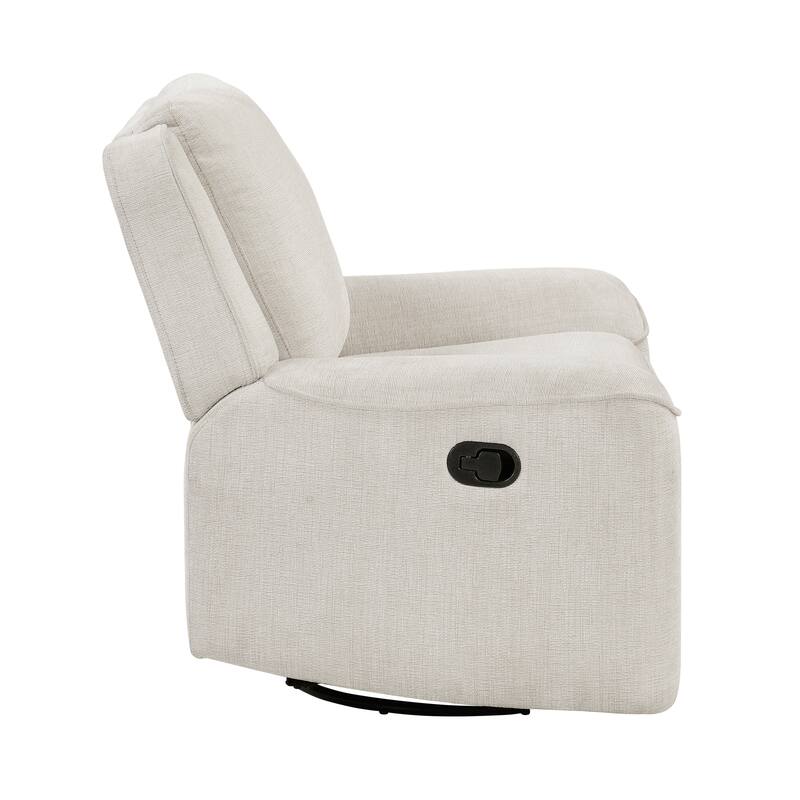 Graham 40" Chenille Swivel Reclining Chair - Smooth Swivel Motion