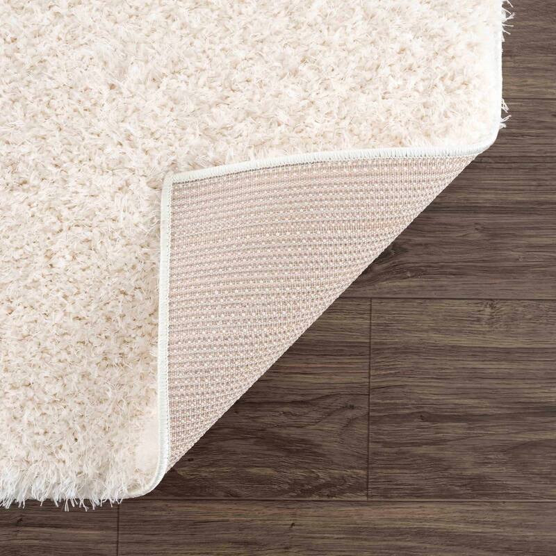 Faina Machine Washable Fluffy Carpet Solid Shag Plain Area Rug