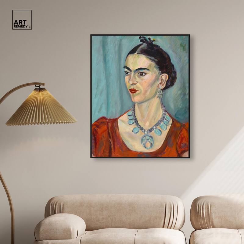 Frida Kahlo by Magda Pach 1933 Canvas by Art Remedy