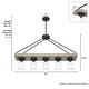 preview thumbnail 7 of 14, Hunter Devon Park 5-Light Linear Chandelier - Kitchen Island, Dining Room - Rustic, Farmhouse