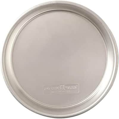 Nordic Ware Natural Aluminum Commercial Round Layer Cake Pan Baking Essentials, 8-Inch Round
