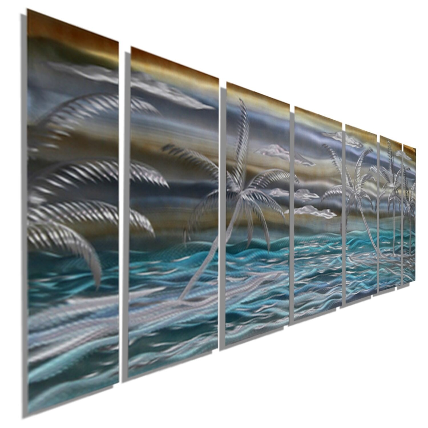Shop Statements2000 Tropical Metal Wall Art Panels Beach Ocean