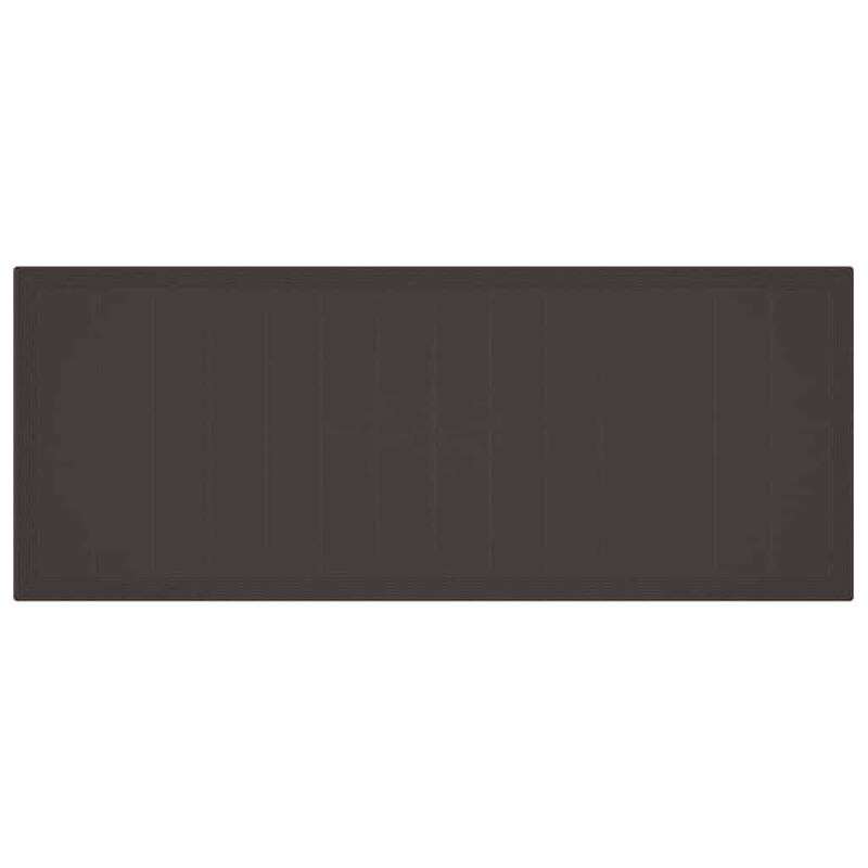 vidaXL Garden Dining Set 11 pcs Poly rattan - 39 x 98 x 29