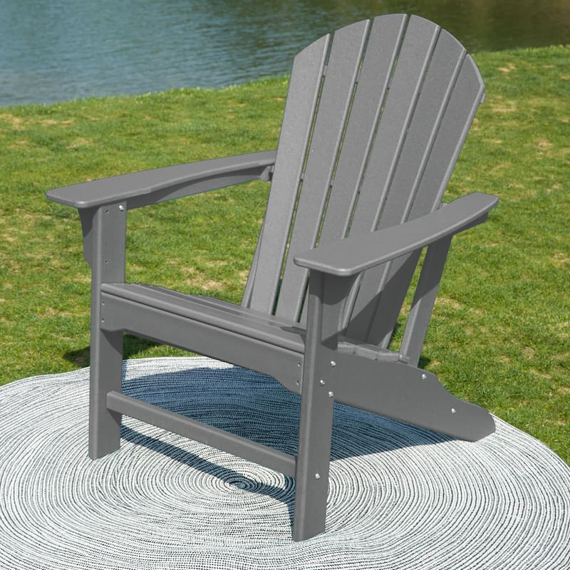 Outdoor Classic Recycled Plastic Adirondack Chair,set of 4 - N/A