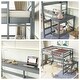 preview thumbnail 3 of 16, Full Loft Bed with Built-in Desk
