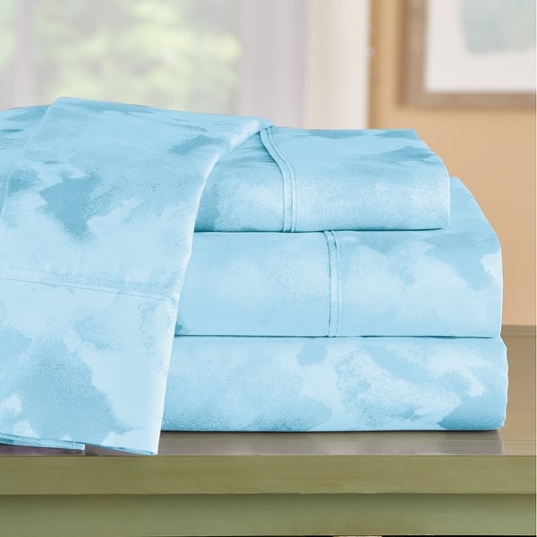 Bed Tite Watercolor Nonslip Microfiber Sheet Set Bed Bath & Beyond