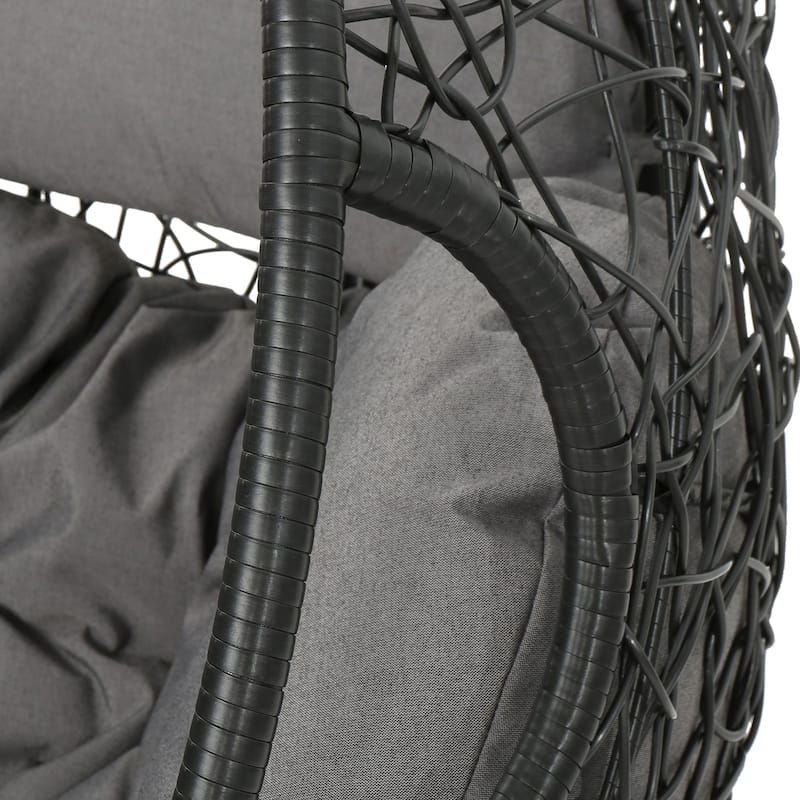 Kyle Wicker Hanging Chair (Stand Not Included) by Christopher Knight Home - 400 lb limit