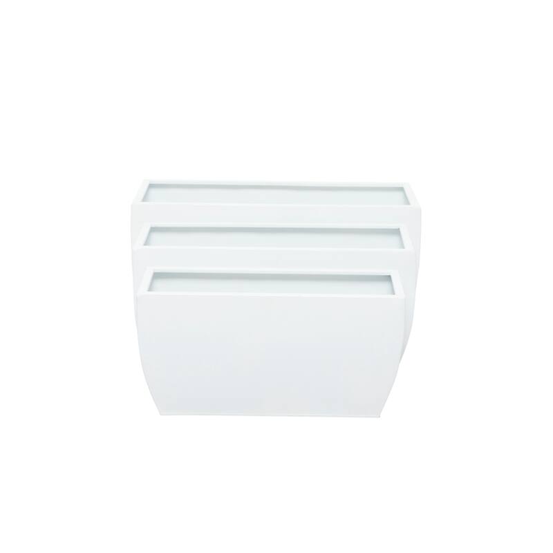 Metal Modern Planter (Set of 3) - S/3 20", 18", 16"W