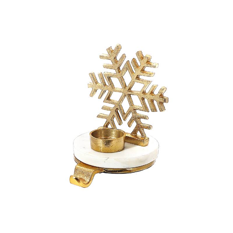 Christmas Snowflake With Tealight Stocking Holder