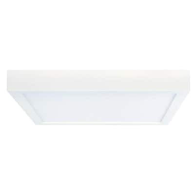 Bulbrite Single LED 9'' Square Flush Mount Fixture, 75W Equivalent
