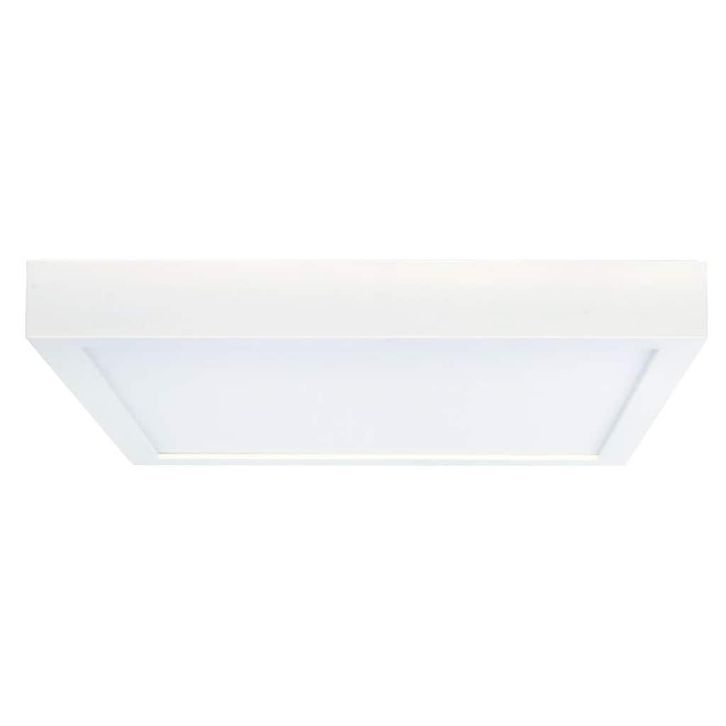 Bulbrite Single LED 9'' Square Flush Mount Fixture, 75W Equivalent