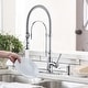 preview thumbnail 56 of 87, WOWOW Single Handle Gooseneck Pull Down Sprayer Kitchen Faucet