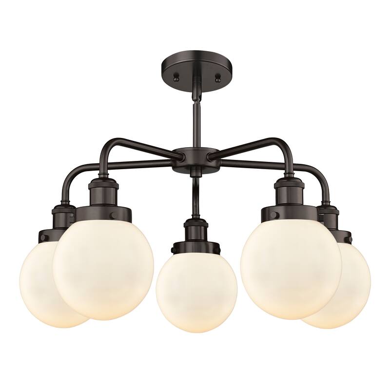 Innovations Lighting Beacon - 5 Light 24" Stem Hung Chandelier