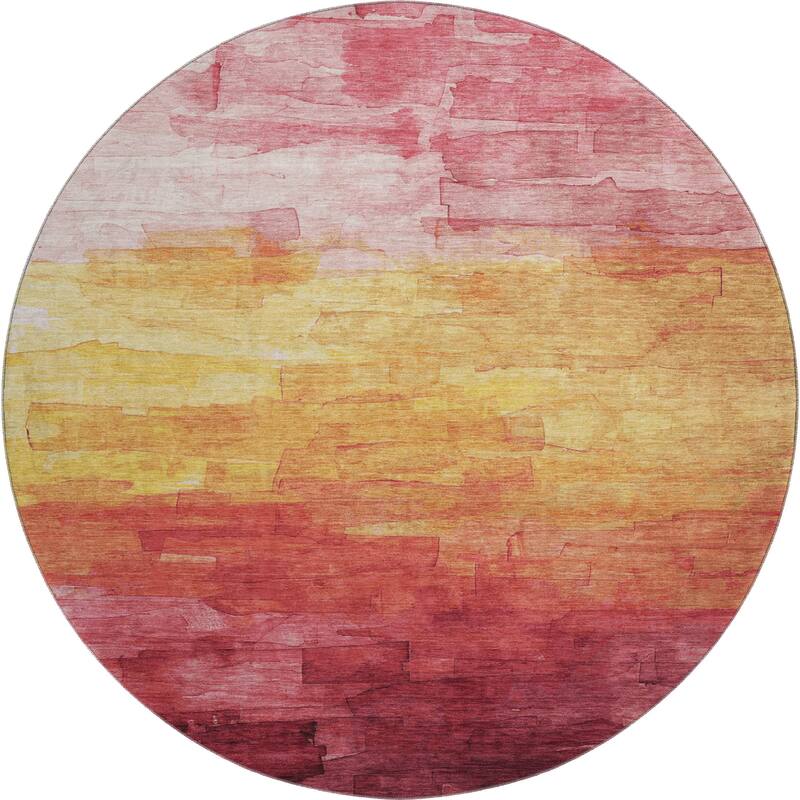 Premium Washable Super Soft Ombre Brushstrokes Mayfield Rug