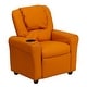 preview thumbnail 94 of 189, Contemporary Kids Recliner with Cup Holder and Headrest - 24"W x 21.5" - 36.5"D x 27"H