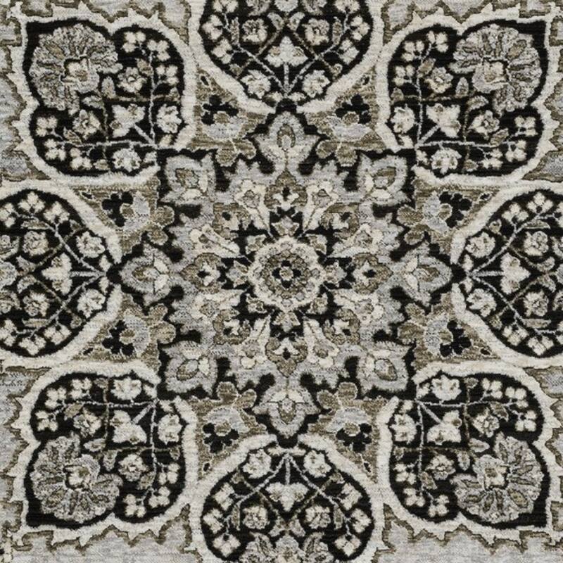 HomeRootsMedallion Bohemian Rectangle Area Rug