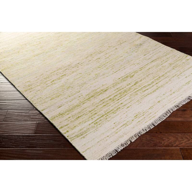 Hand-Woven Luther Solid Viscose Area Rug (9' x 12')
