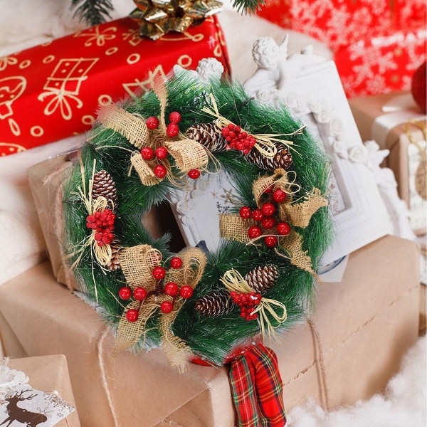Artificial christmas clearance wreath