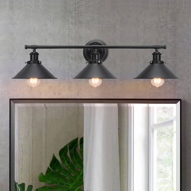 Starsky 2/3-Light Modern Bathroom Vanity Light Dimmable Wall Sconces with Dome Shade