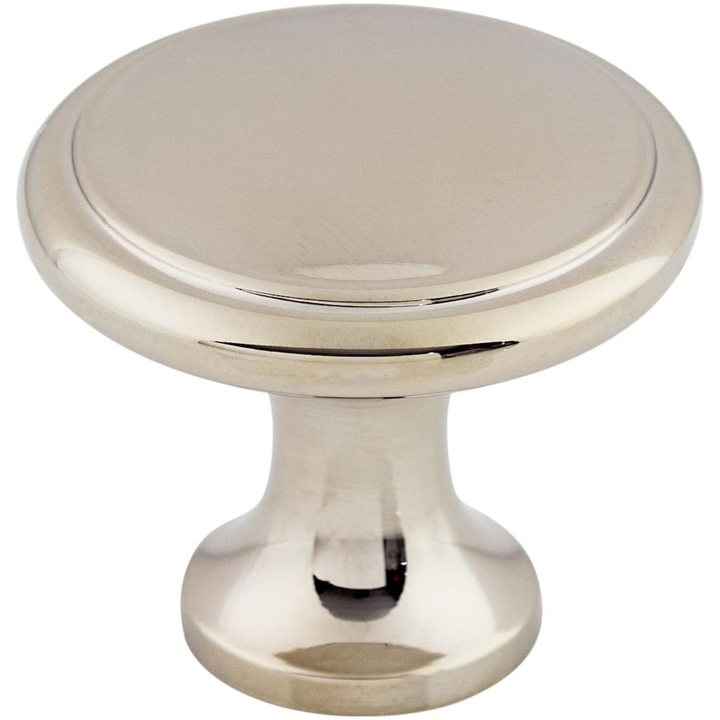 Top Knobs Ringed 1-1/8 Inch Mushroom Cabinet Knob from the Asbury