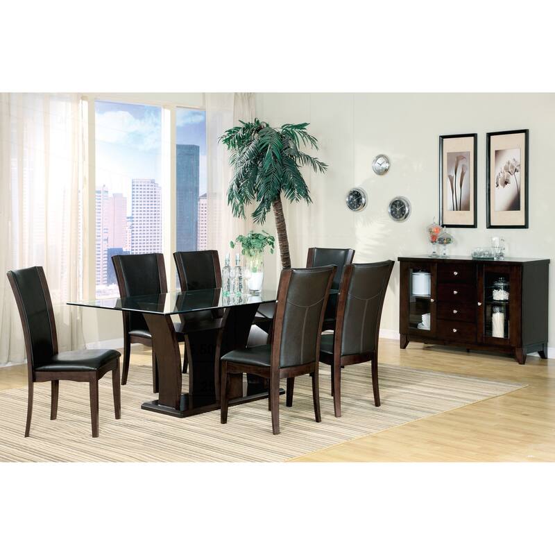 Sophisticated Dining Side Chairs Set for Stylish Spaces, Enhancing Dining Experience - Dark Brown and Espresso