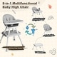 preview thumbnail 2 of 26, 8 in 1 Convertible High Chair for Babies & Toddlers Table Chair Set