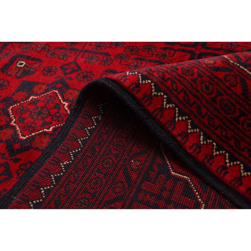 ECARPETGALLERY Hand-knotted Finest Khal Mohammadi Red Wool Rug - 5'3 x 8'2