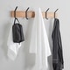 preview thumbnail 4 of 25, Kate and Laurel Rossmore Modern 5 Hook Shelf - 5 Hooks
