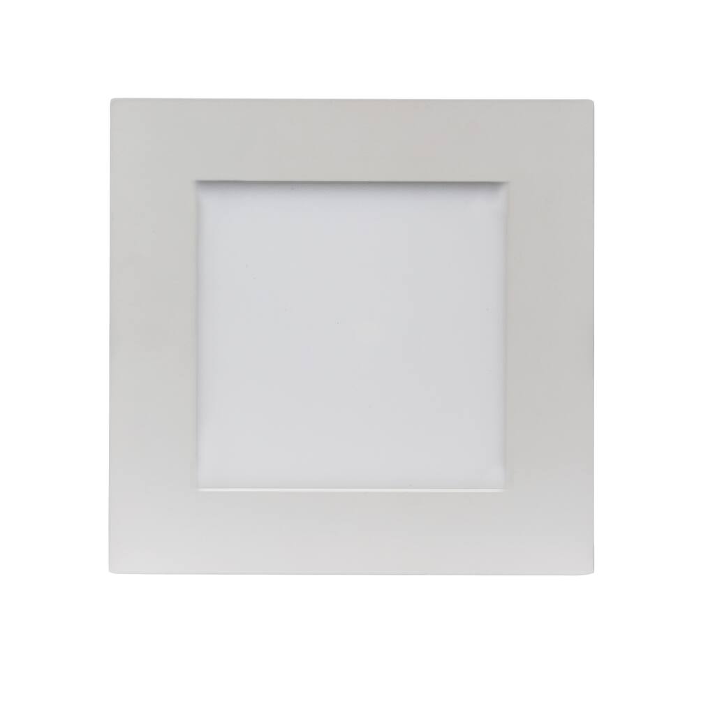 24W LED DW Downlight Edge-lit 8 in 3000K 120V Square Remote Driver