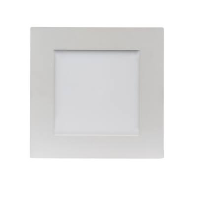 24W LED DW Downlight Edge-lit 8 in 4000K 120V Square Remote Driver