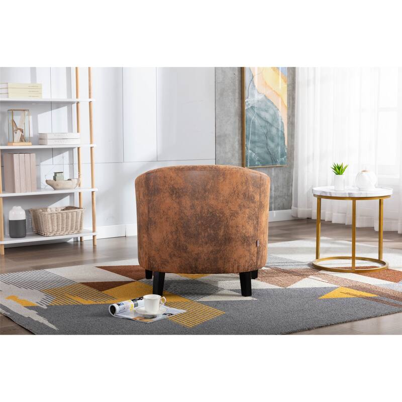 Club Chairs with nailheads and solid wood legs