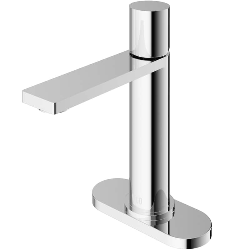 VIGO Halsey 8" H Single Handle Single Hole Bathroom Faucet