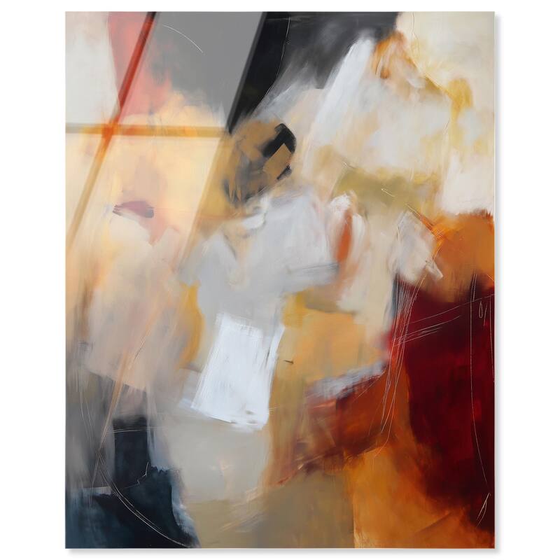 Earth and Fire III Acrylic by Art Remedy, Ready to Hang - 30" x 36"