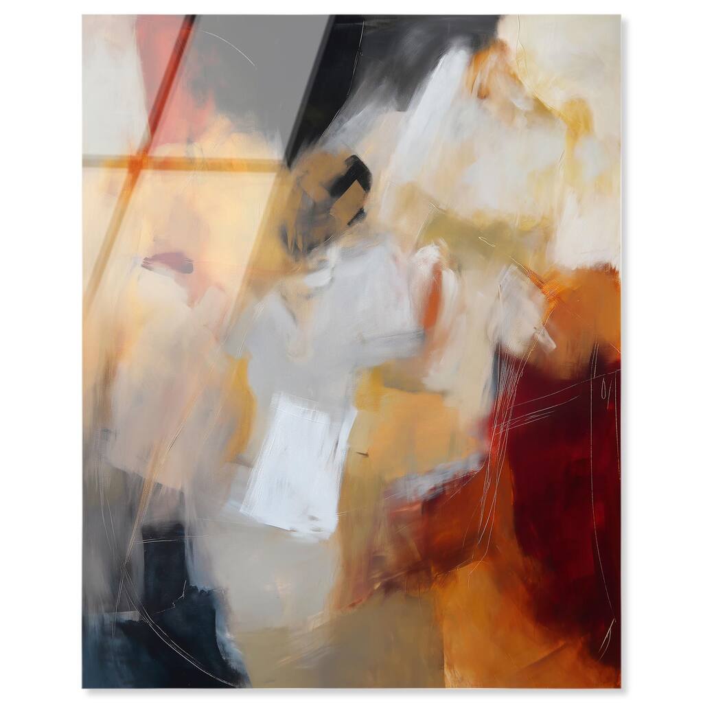 Earth and Fire III Acrylic by Art Remedy, Ready to Hang