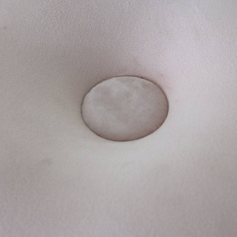 Backless Storage Stool with Velvet Upholstery - Accent for Living Room Home Decor