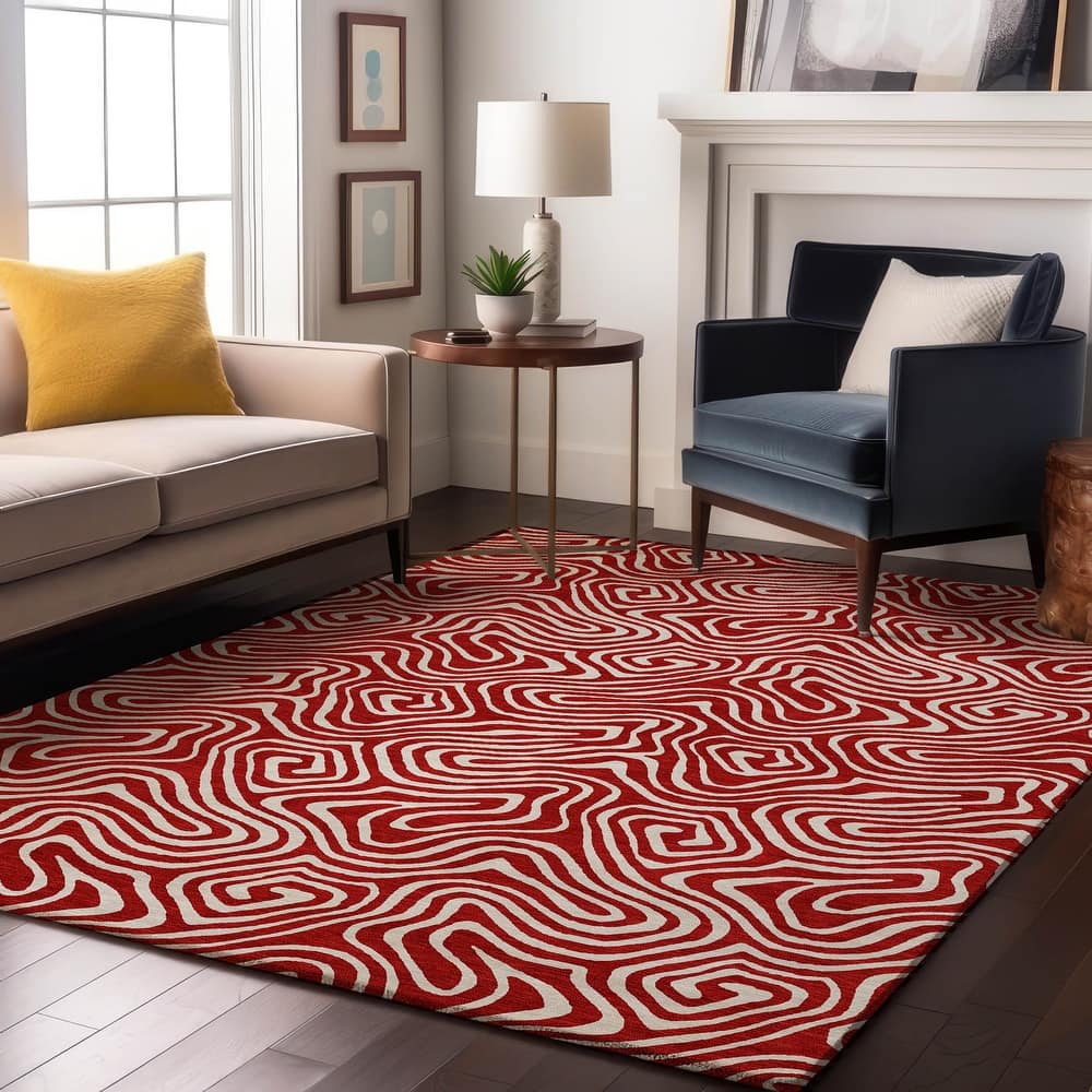 Premium Washable Super Soft Modern Trippy Mayfield Rug