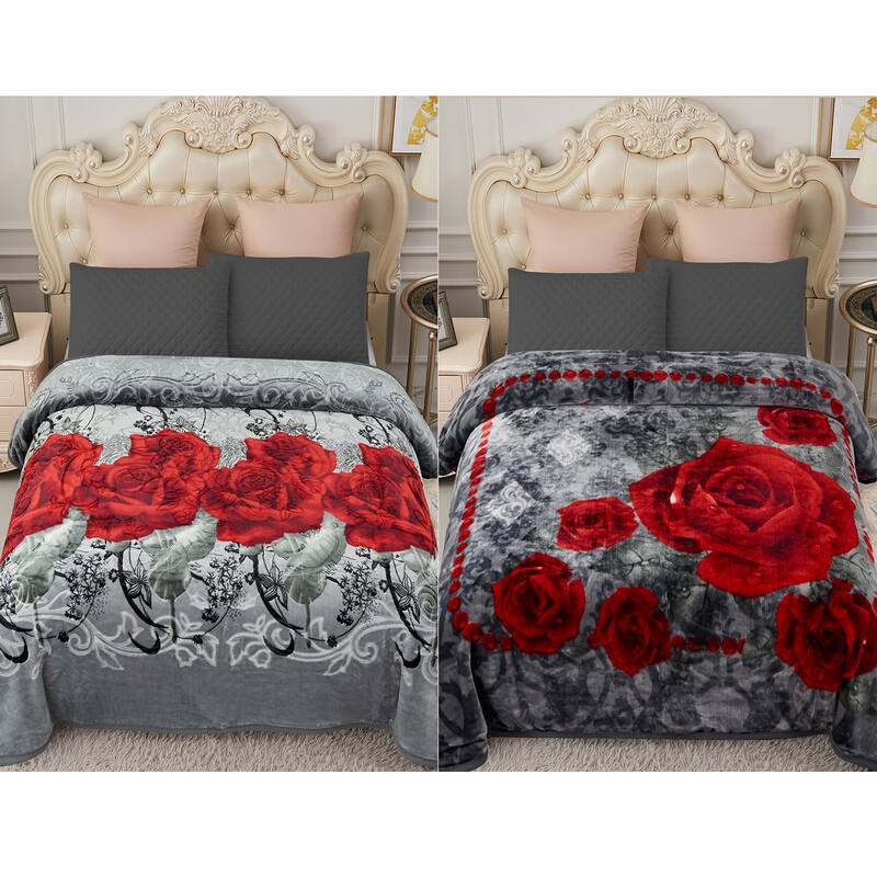 Korean Style Silky Soft Plush Warm Autumn Winter Blanket