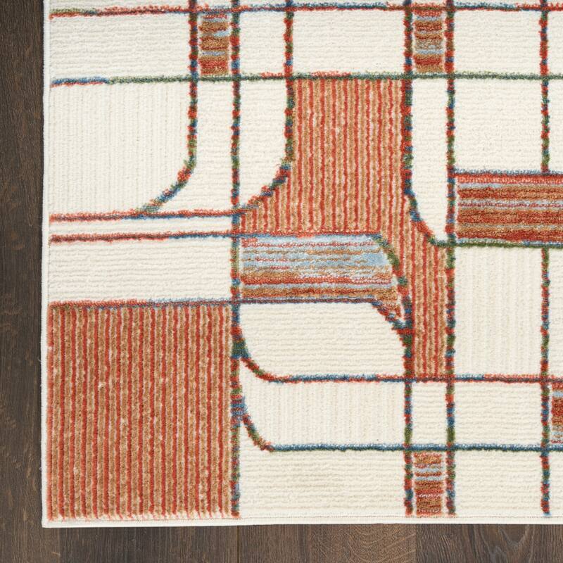 Nourison Nordic Indoor only Abstract Area Rug