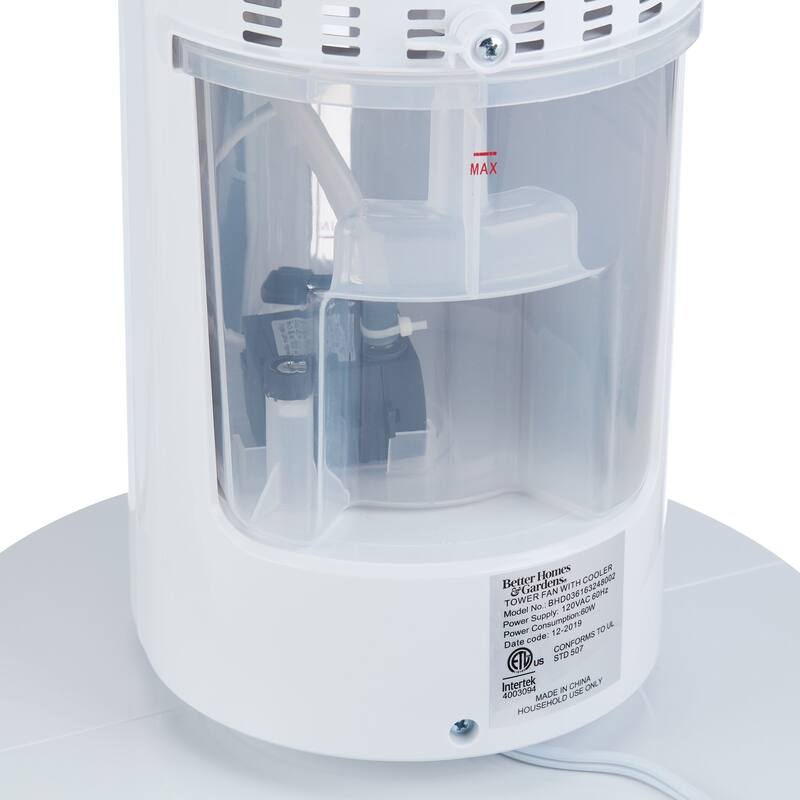 LED display tower fan