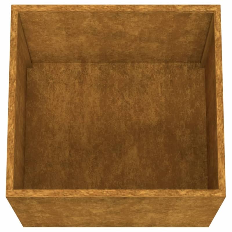 vidaXL Planter Stand Outdoor Raised Garden Bed for Vegetables Corten Steel