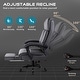 preview thumbnail 19 of 19, BOSSIN Big and Tall Office Chair Executive Heavy Duty Home Chairs with Foot Rest Ergonomic,High Back and Lumbar Support
