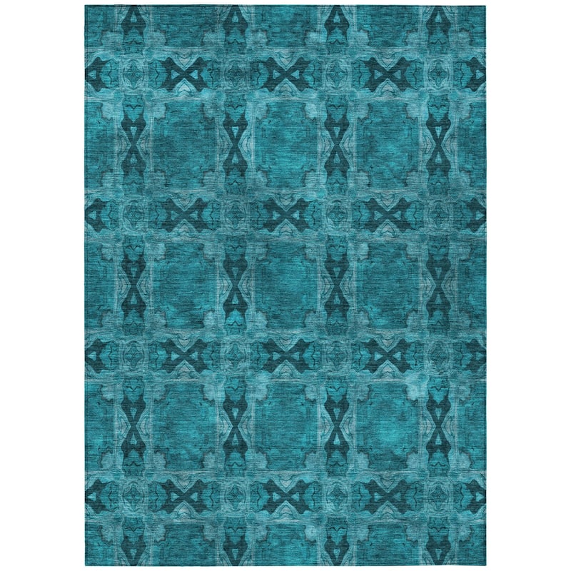 Rara Lush Floral Weather Resistant Versatile Elegance Outdoor Rug