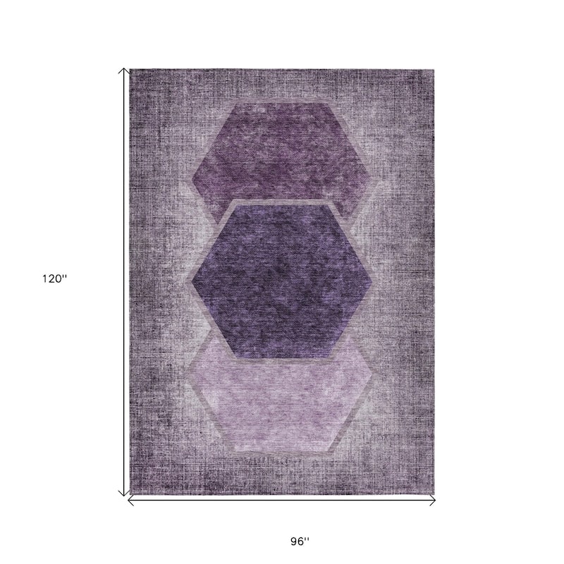 HomeRoots Geometric Transitional Rectangle Outdoor Rug