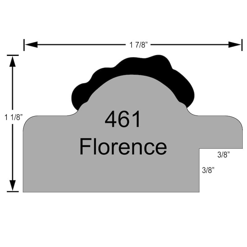 Florence Framed Rectangle Mirror in Rubbed Bronze - Antique Bronze