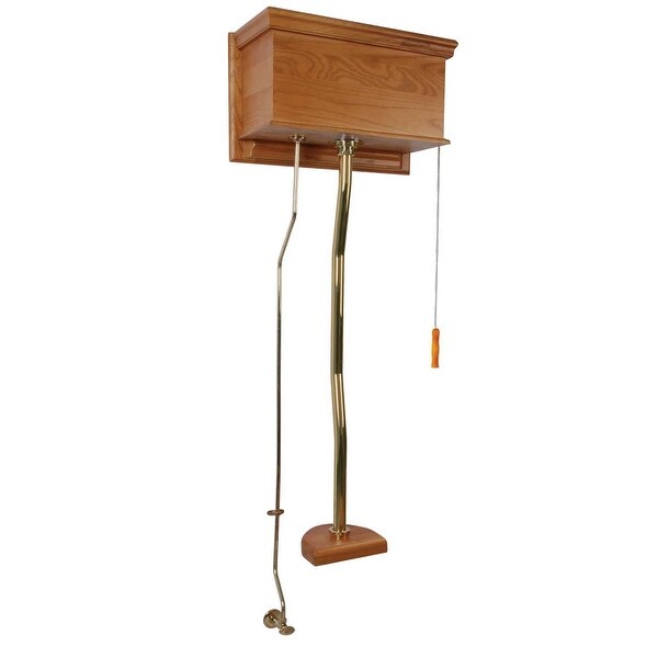 Light Oak High Tank Pull Chain Toilet Conversion Kit Br Z Light Oak High Tank Pull Chain Toilet Conversion Kit Br Z Pipe Renovator
