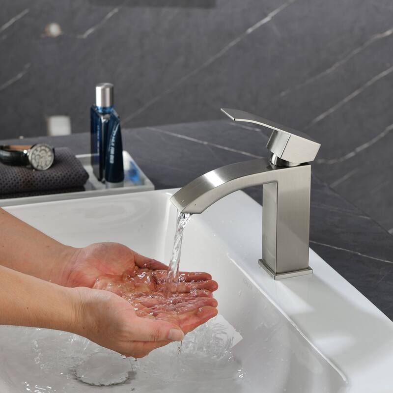 Single Handle Deck Mount Bathroom Faucet